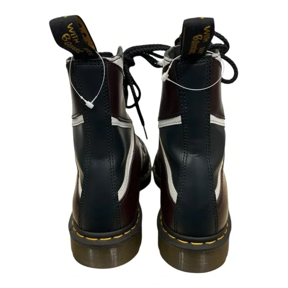 NEW Dr. Martens 1460 Pascal Brit 8 Eye lace Up Boots Size 11 - Picture 7 of 9